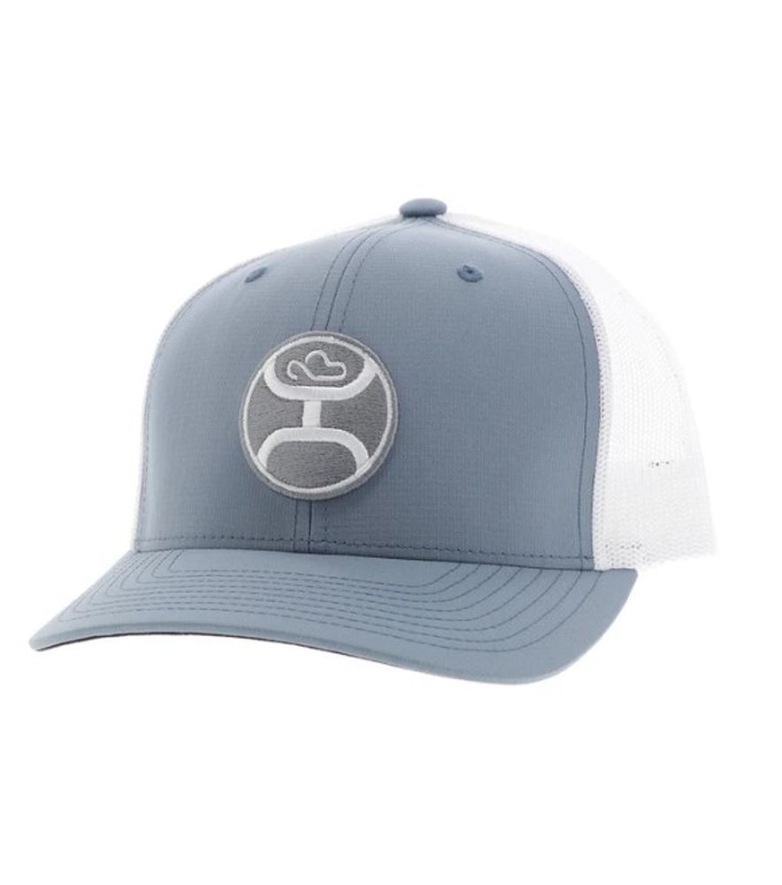 Hooey, Primo Blue/White Circle Patch Hat