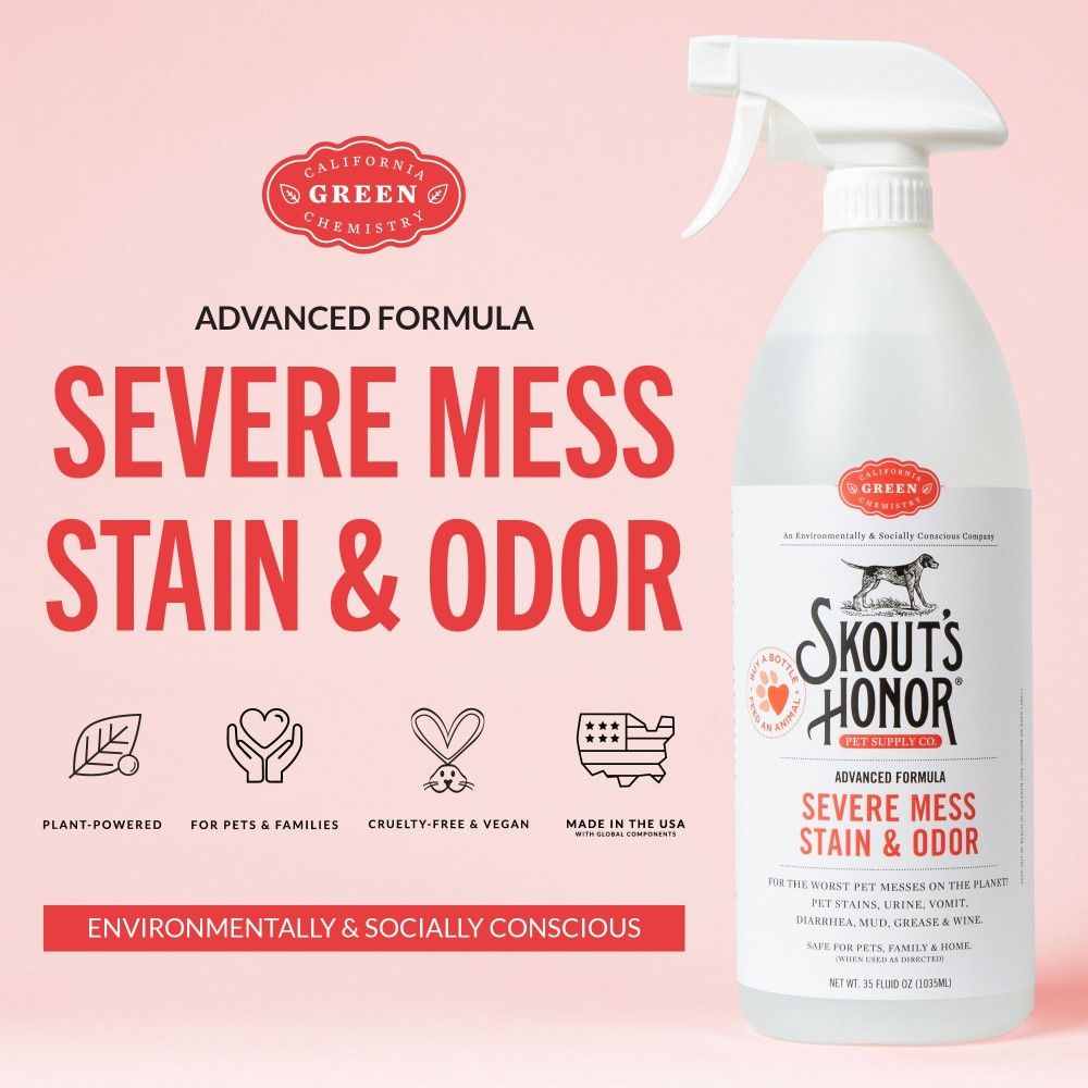 Skout's Honor, Severe Mess Stain & Odor Advanced Formula, 35 oz
