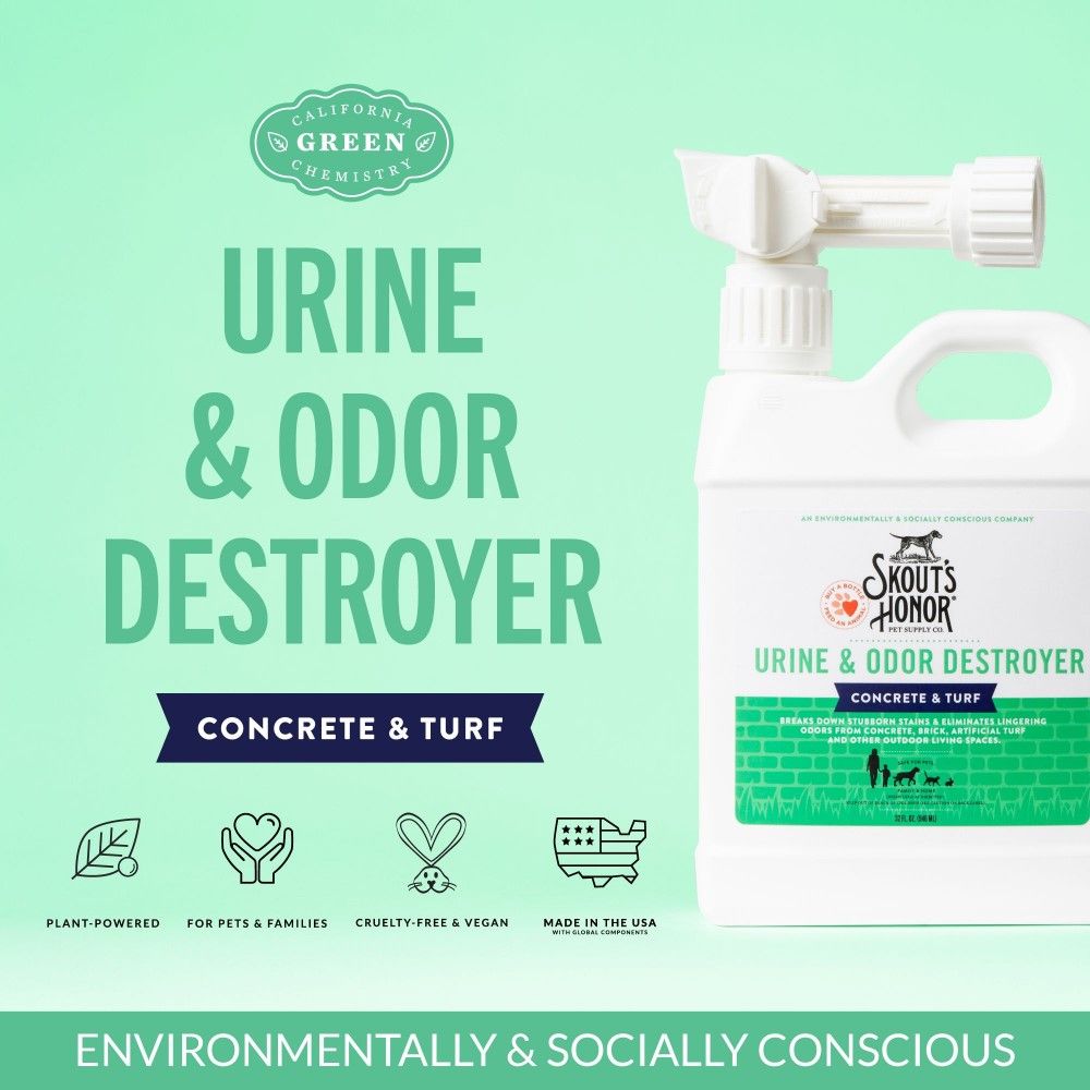Skout's Honor, Urine & Odor Destroyer for Concrete & Turf, 32 oz 