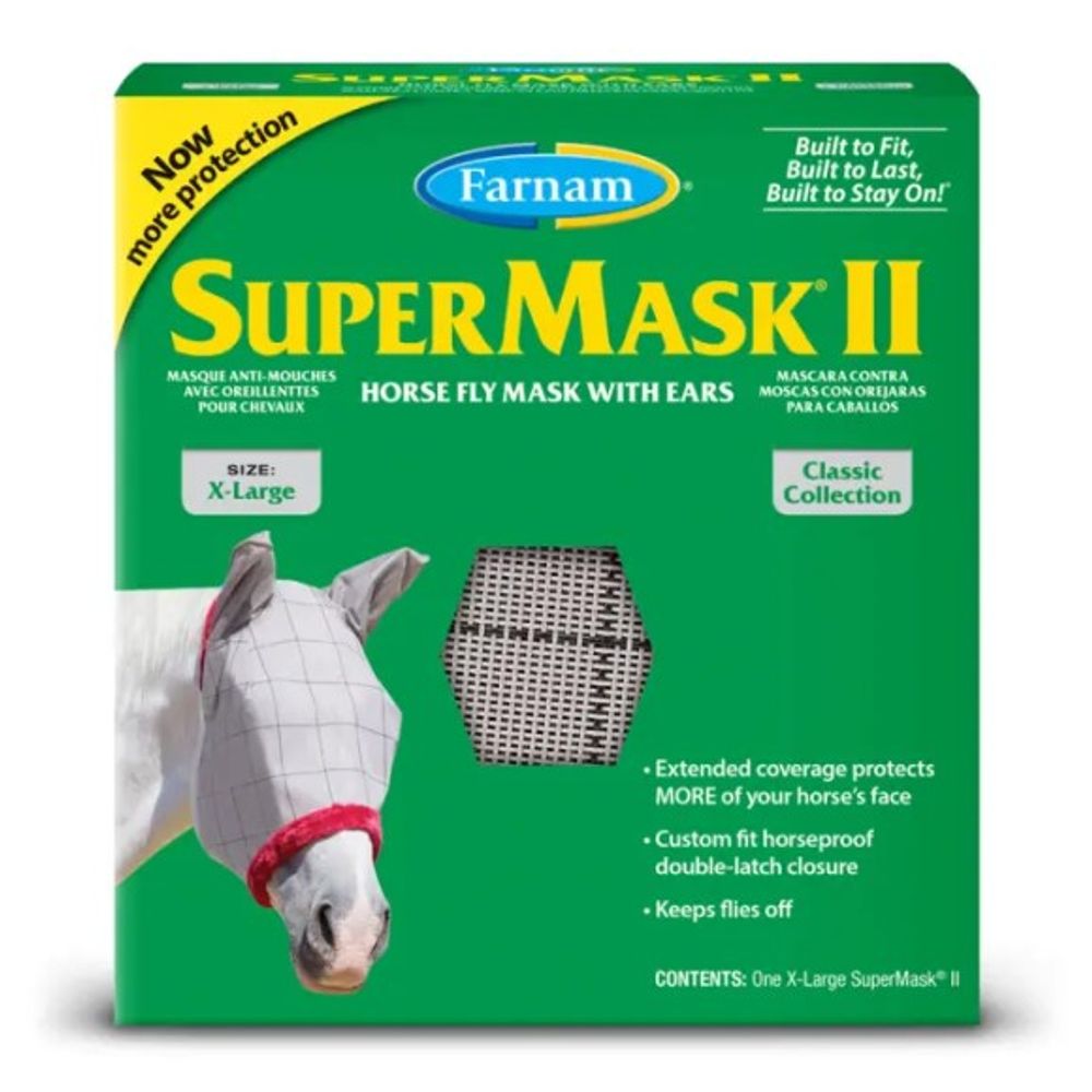 Farnam, SuperMask II Horse Fly Mask with Ears