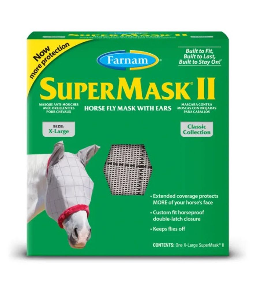 Farnam, SuperMask II Horse Fly Mask with Ears