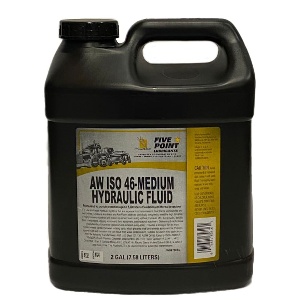 Five Point, AW ISO 46-Medium Hydraulic Fluid, 2 gal