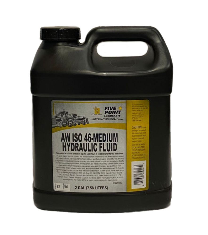 Five Point, AW ISO 46-Medium Hydraulic Fluid, 2 gal