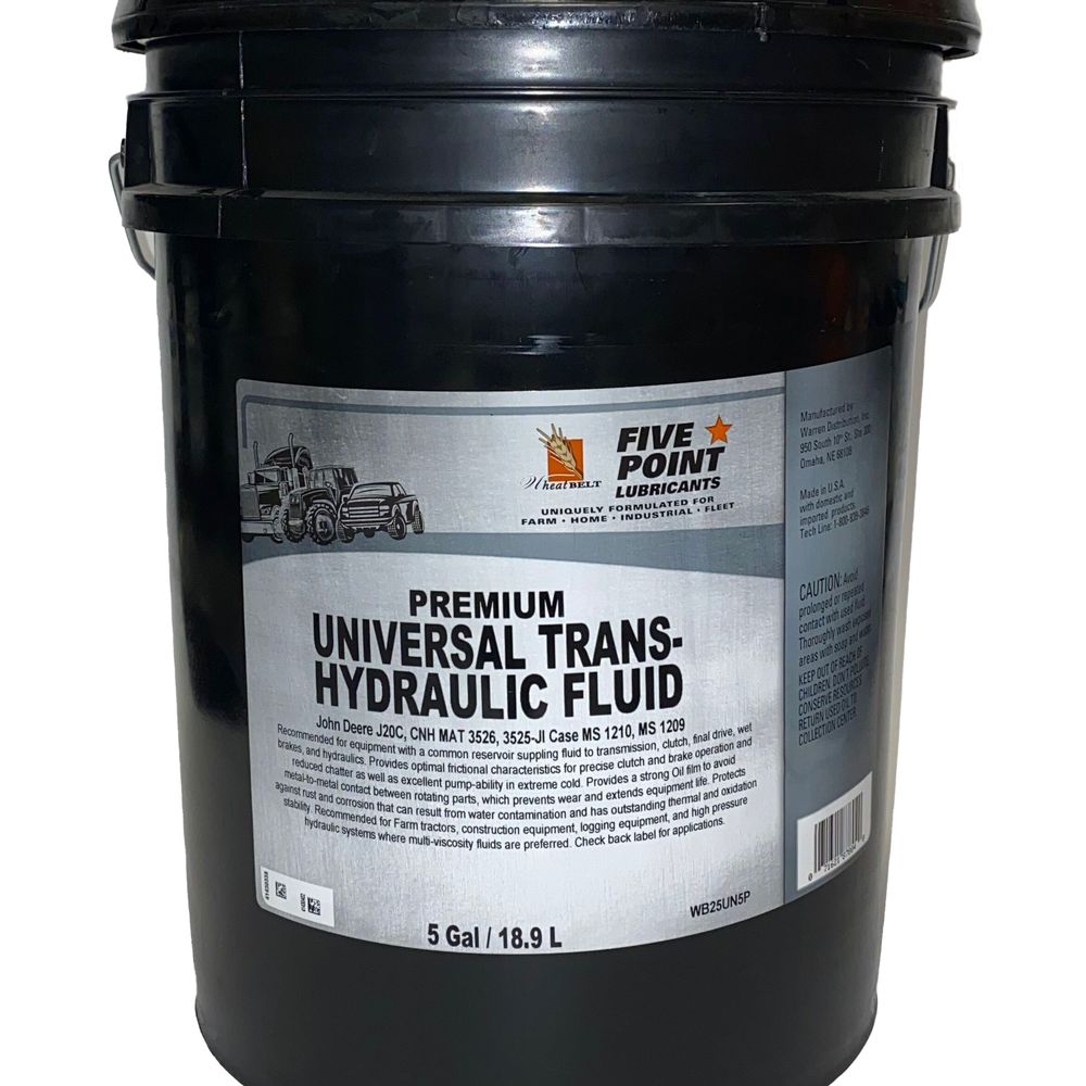 Five Point, Premium Universal Trans-Hydraulic Fluid, 5 gal 