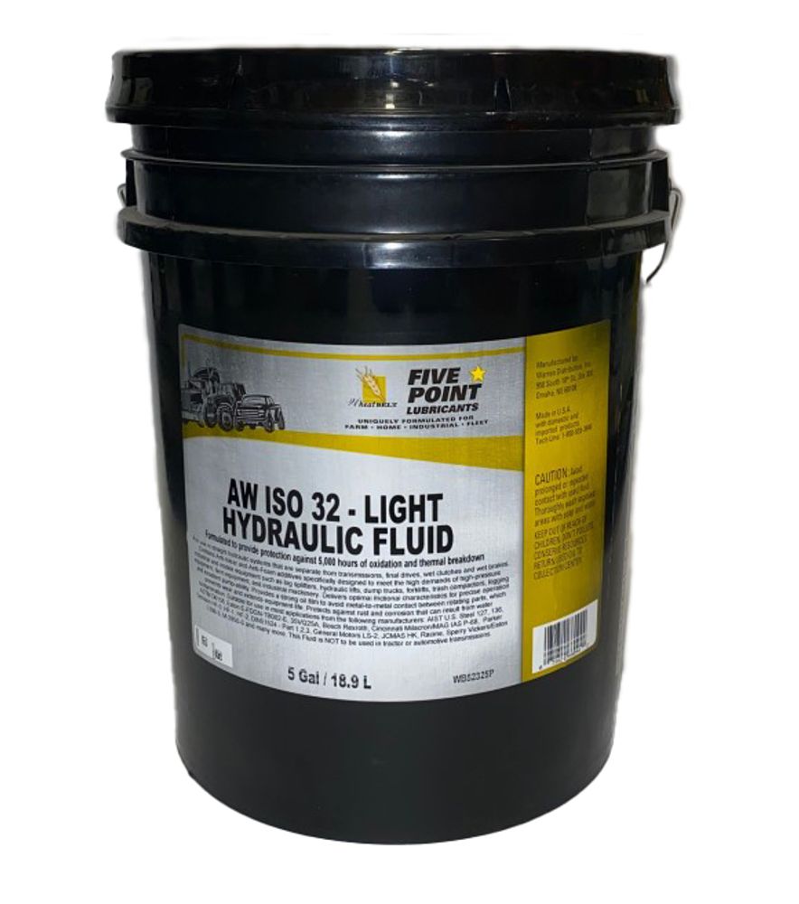 Five Point, AW ISO 32-Light Hydraulic Fluid, 5 gal