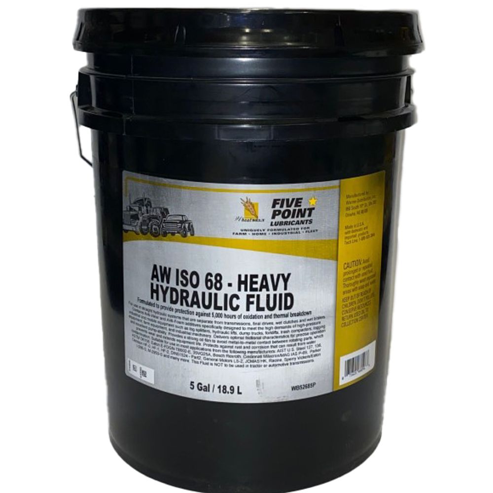 Five Point, AW ISO 68-Heavy Hydraulic Fluid, 5 gal 