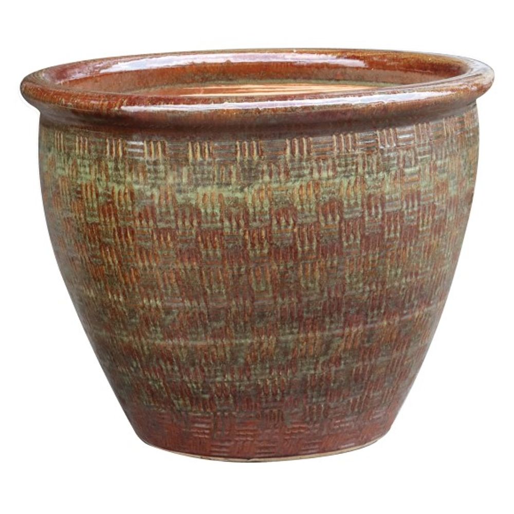 Border Concepts, Sonoma Belly Cognac Planter
