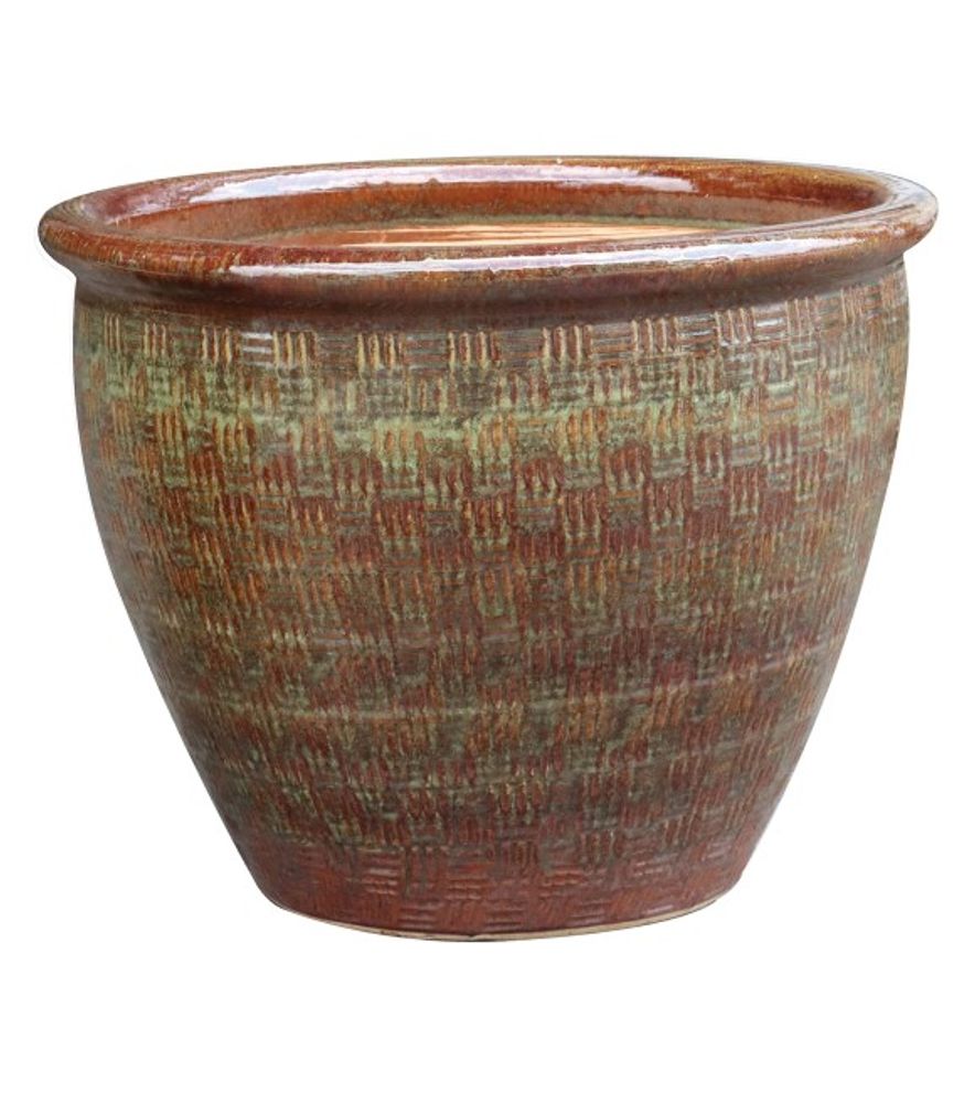 Border Concepts, Sonoma Belly Cognac Planter
