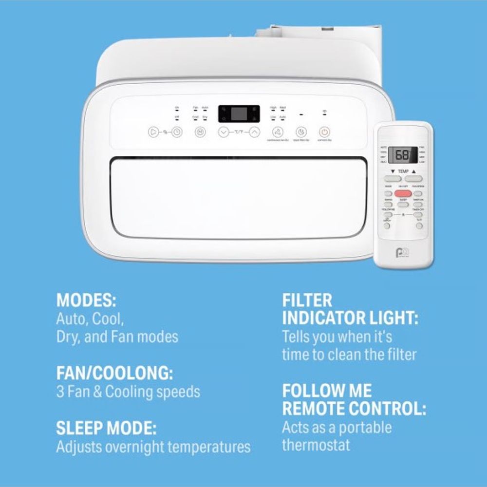 Perfect Aire, Compact Portable Air Conditioner, 13,500 BTU