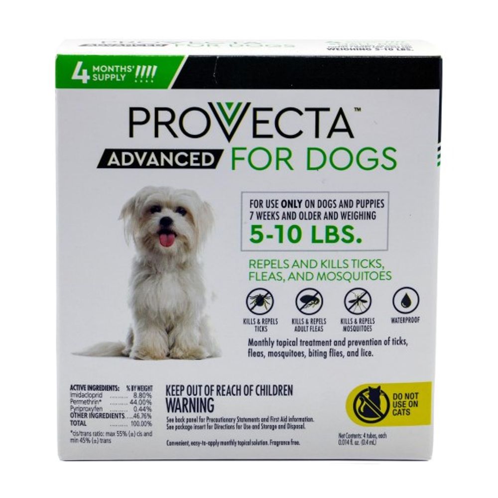 PROVECTA, Advanced For Dogs 5-10 lbs, 4 pk