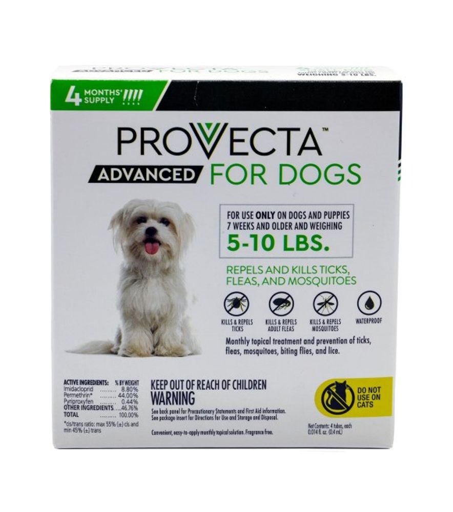PROVECTA, Advanced For Dogs 5-10 lbs, 4 pk