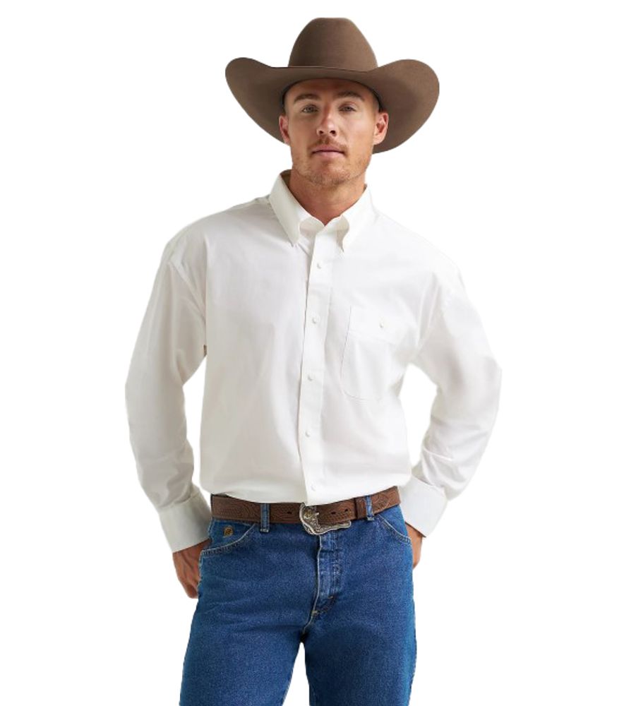 Wrangler Men's George Strait Button Down Long Sleeve Shirt Wrangler Men's George Strait Button Down Long Sleeve Shirt