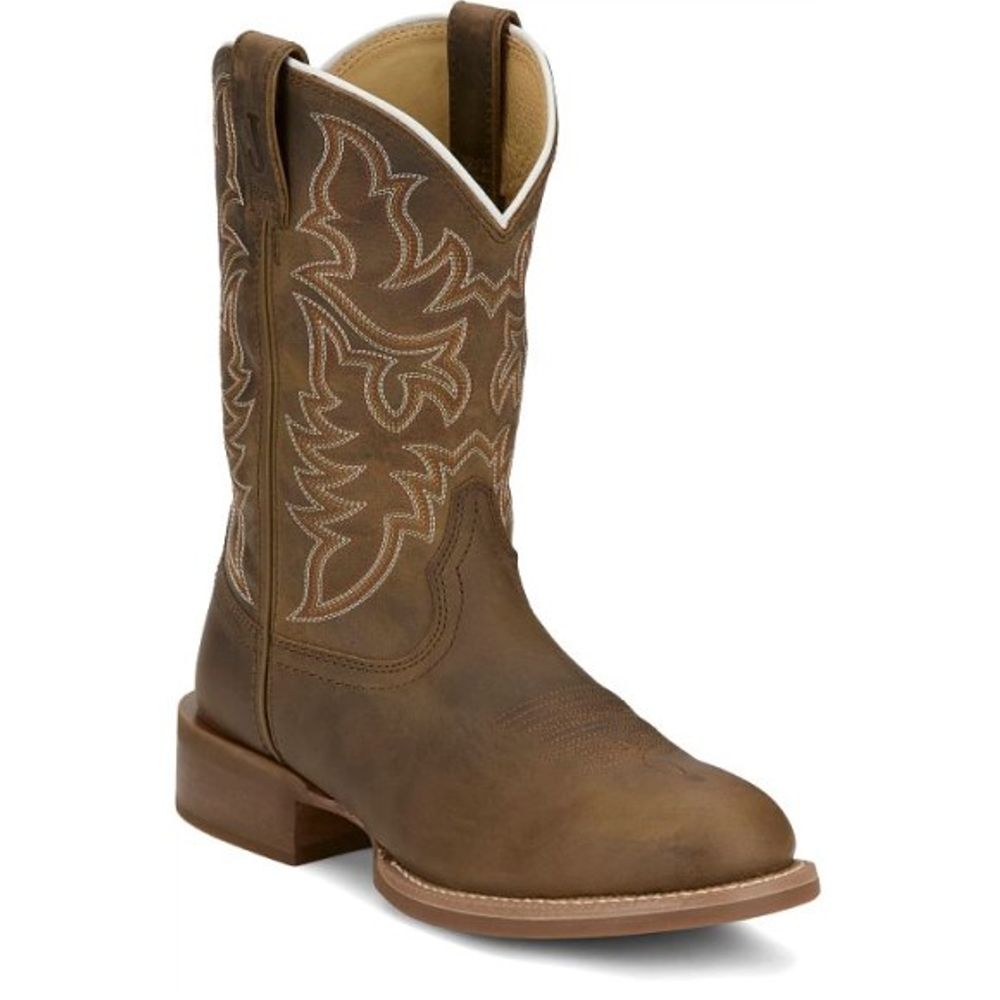 Justin, Men's Brown Wild Bill 11" Western Boot