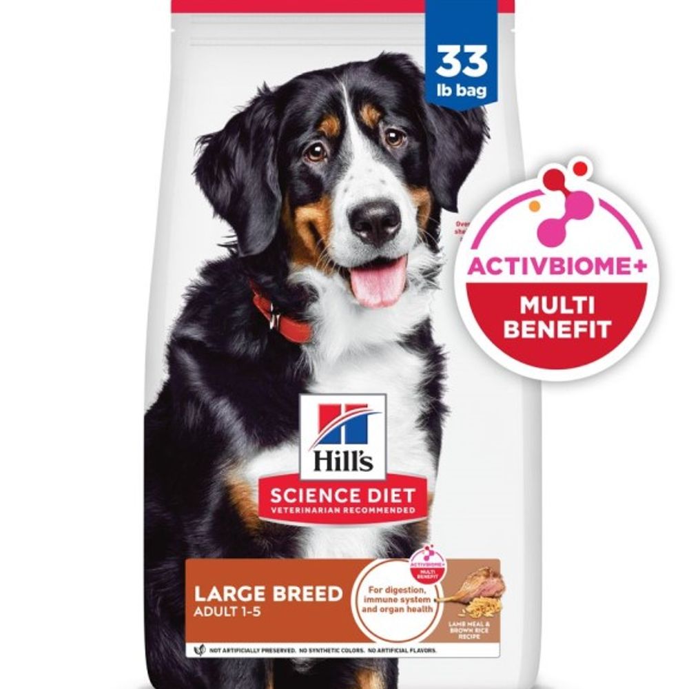 Science Diet, Adult Large Breed Lamb Meal & Brown Rice Dog Food, 33 lb