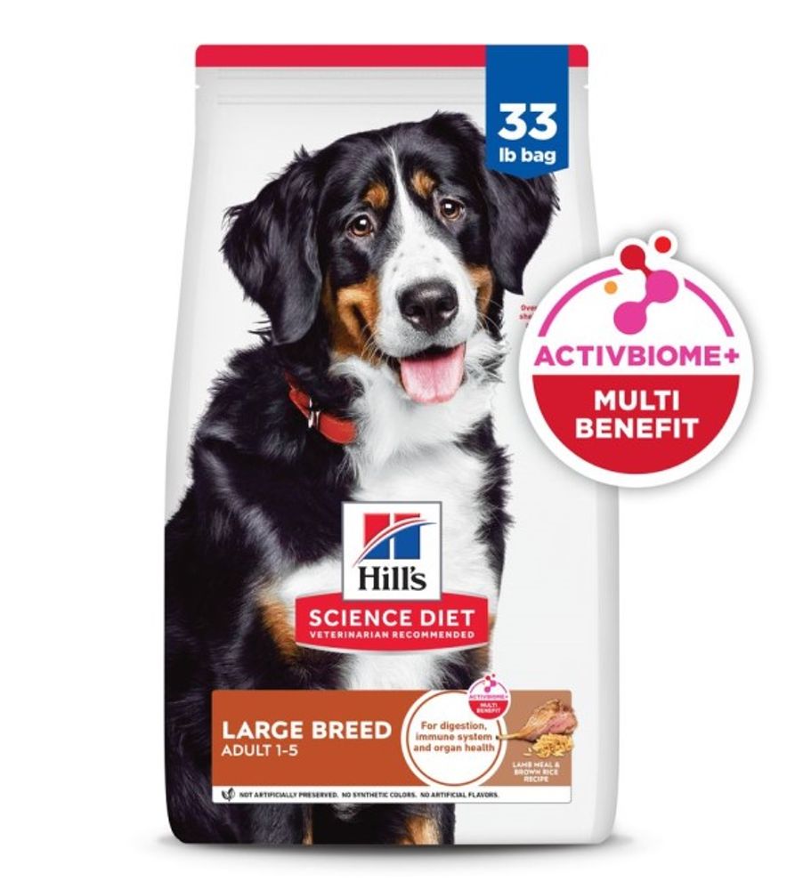 Science Diet, Adult Large Breed Lamb Meal & Brown Rice Dog Food, 33 lb