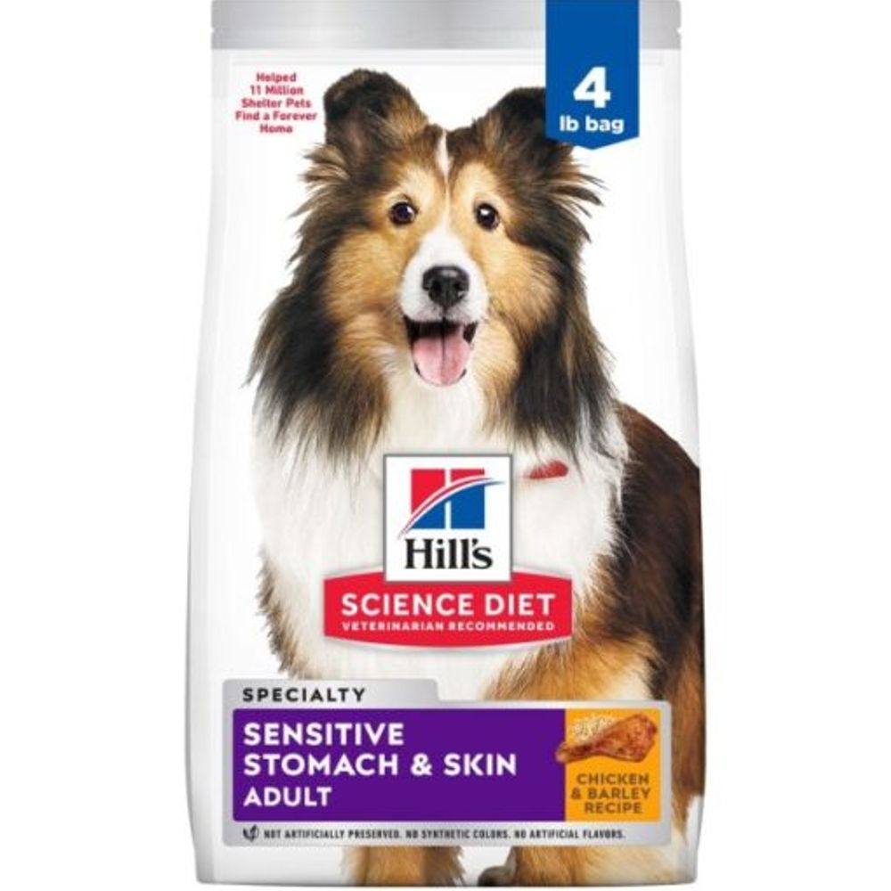 Science Diet, Adult Sensitive Stomach & Skin Chicken & Barley Dog Food