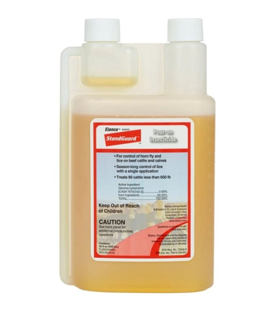 Elanco, StandGuard Pour-On Insecticide, 900 ml | Wilco