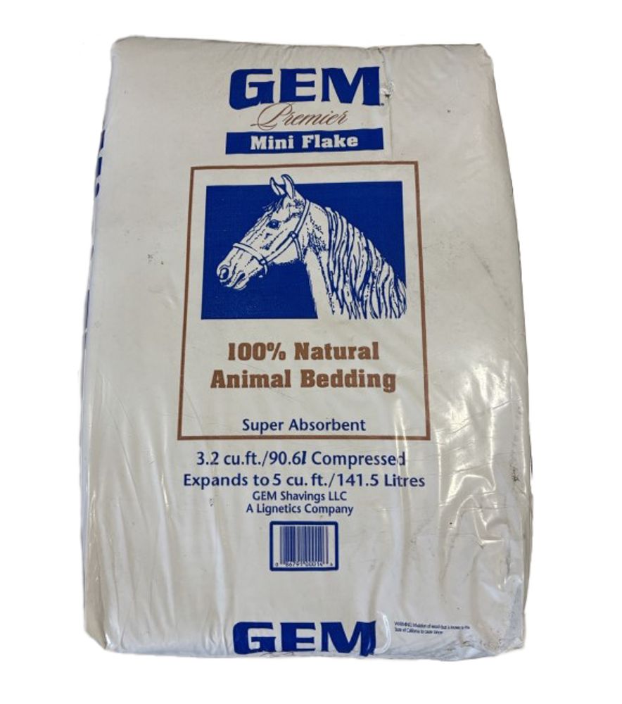 GEM, Premier Mini Flake Micro Shavings, 3.2 cu ft