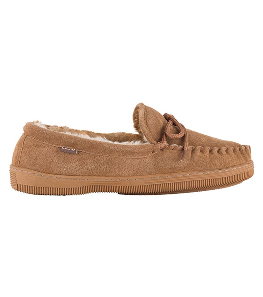 Lamo, Men's Chesnut Moccasin Slipper, P102M