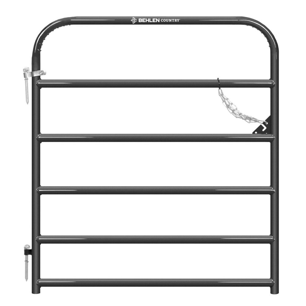 Behlen, 4' Gray Heritage Round Corner Gate