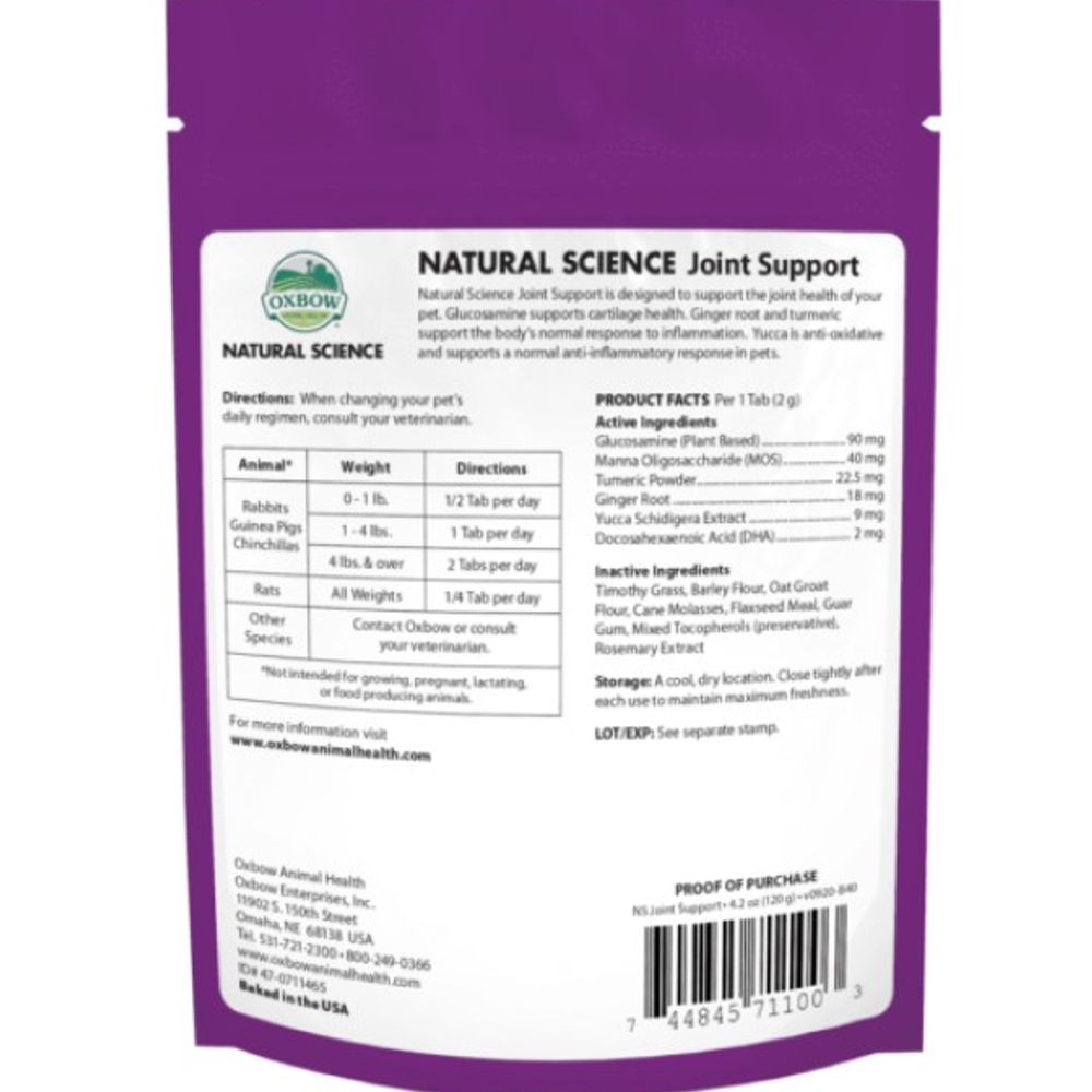 Oxbow, Natural Science Joint Support, 4.2 oz