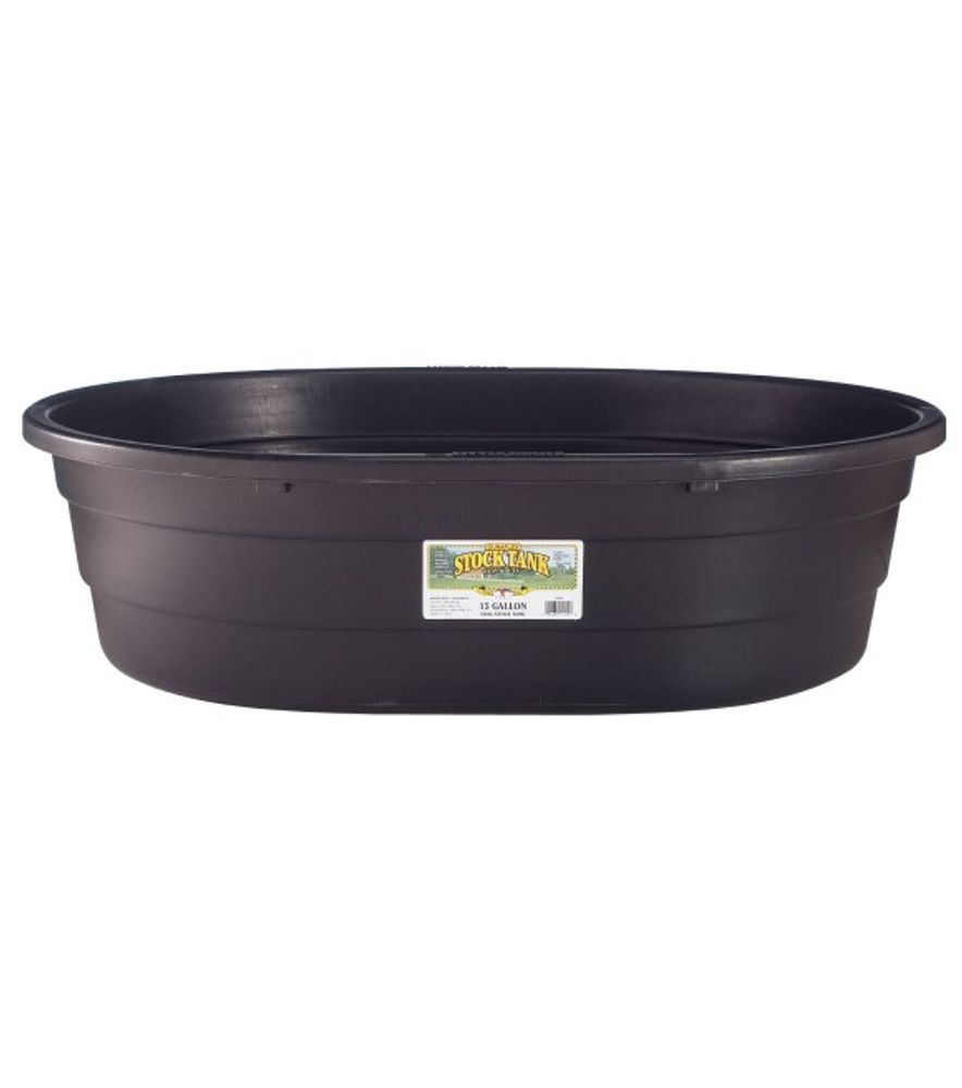 Little Giant, Poly Oval Stock Tank, 15 gal