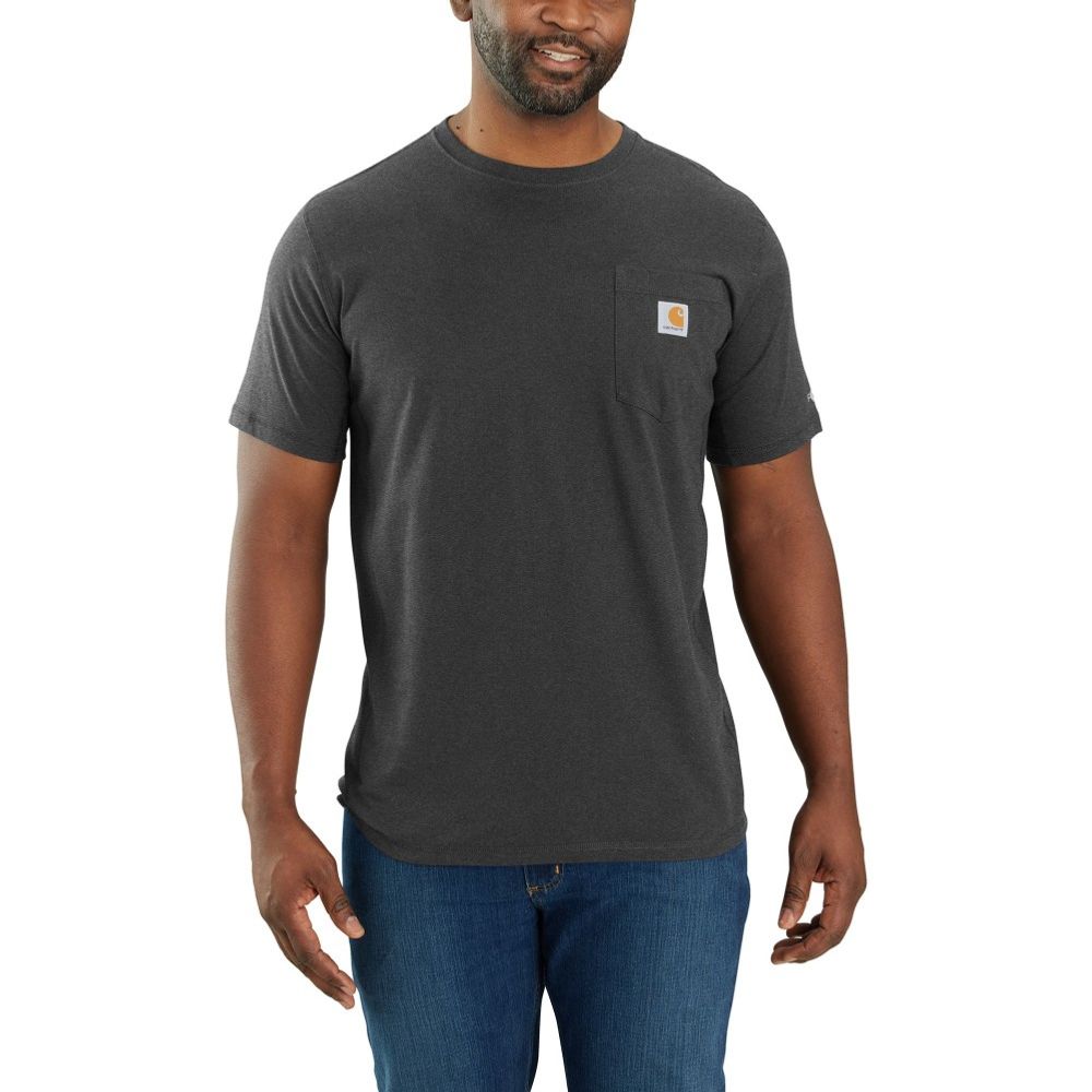 Carhartt, Men's Carbon Heather Force® Relaxed Fit Short-Sleeve Pocket T-Shirt