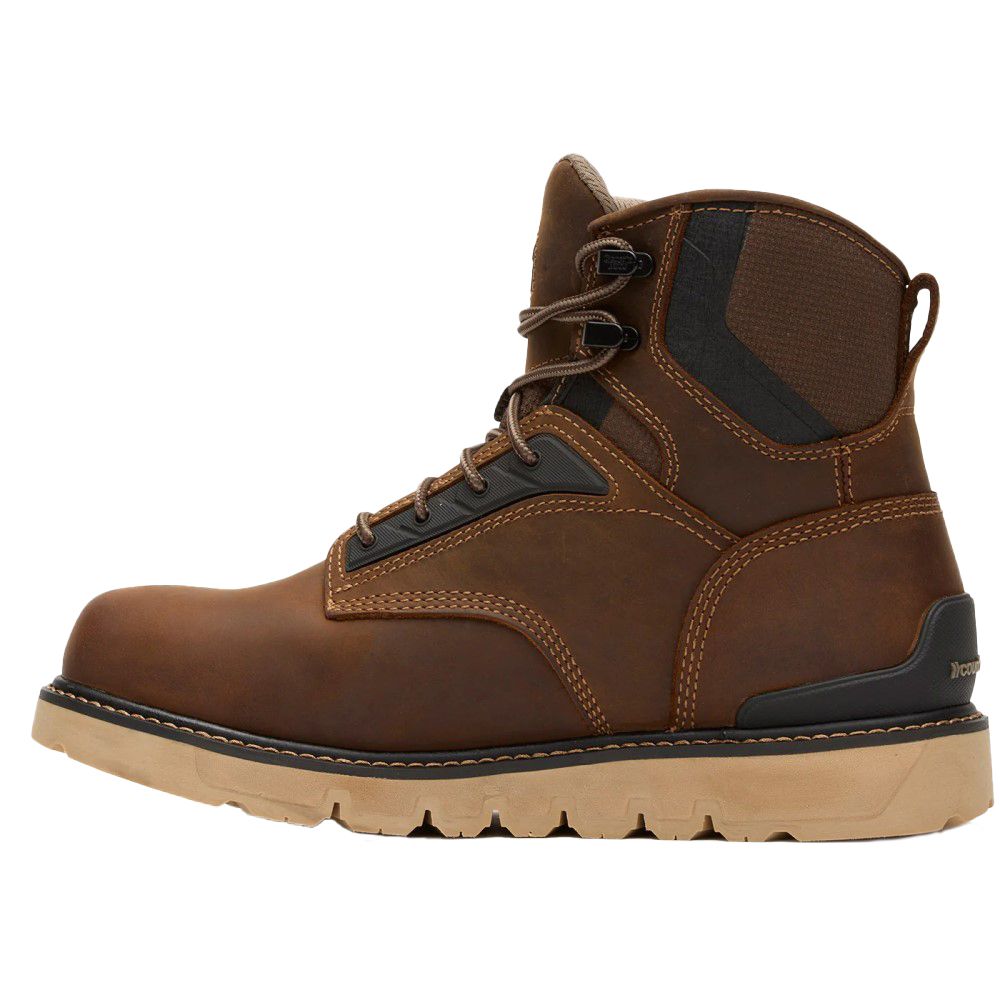 Georgia Boot, Men's Brown Carbon Flex Wedge 6" Carbon Toe Work Boot