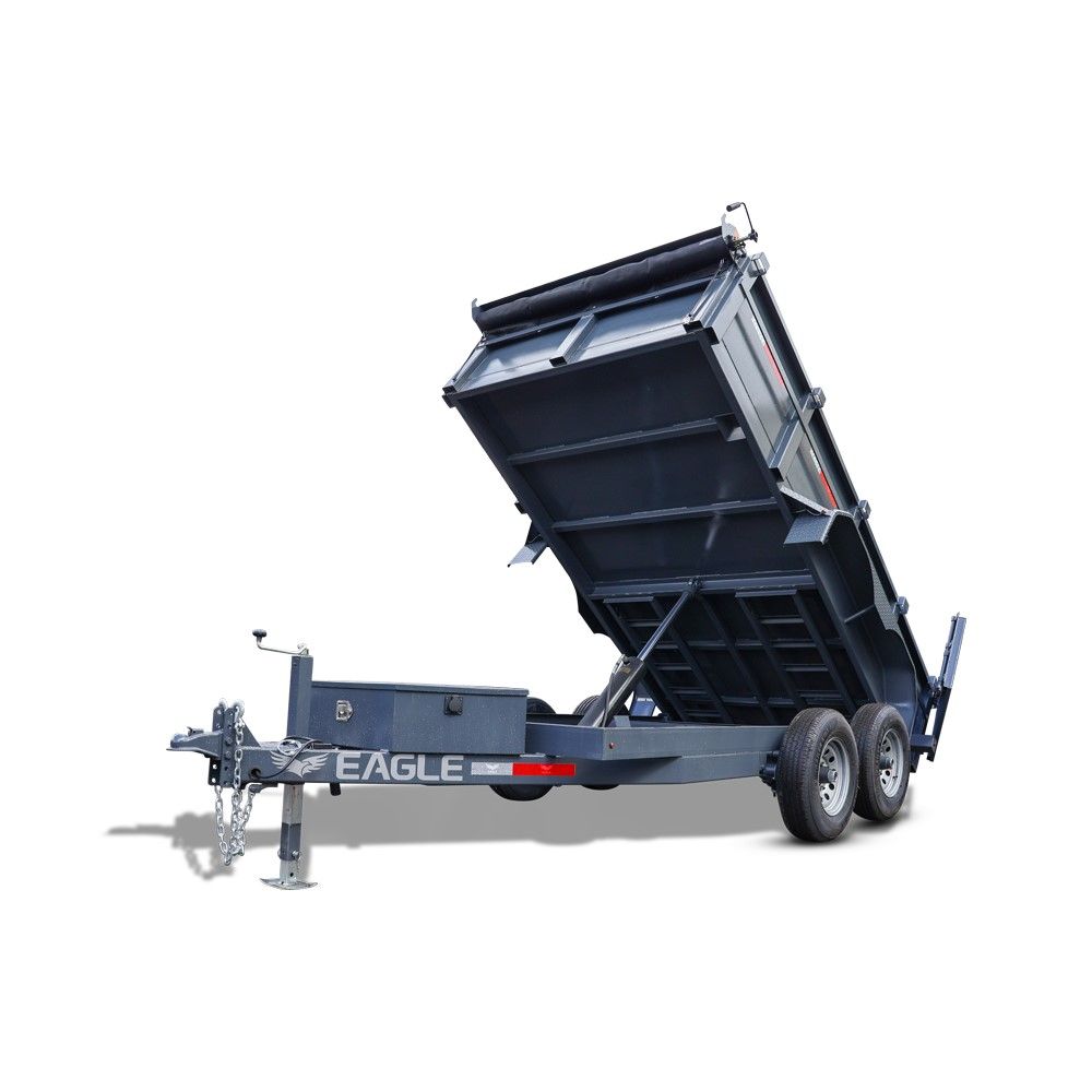 Eagle Trailers, 6' x 12' 10K Eagle Tandem Axle Dump Trailer