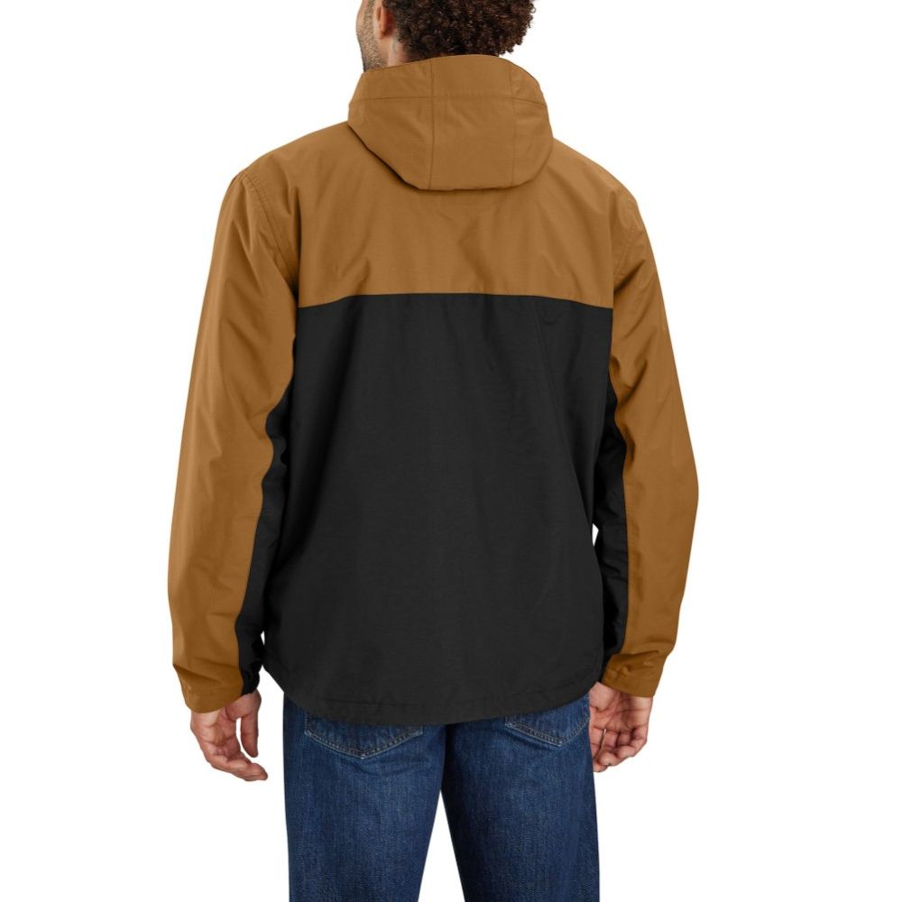 Carhartt, Men's Carhartt Brown Storm Defender® Relaxed Fit Lightweight Waterproof Jacket