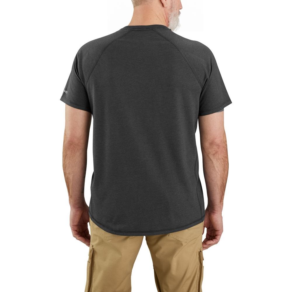 Carhartt, Men's Carbon Heather Force® Relaxed Fit Short-Sleeve Logo Graphic T-Shirt