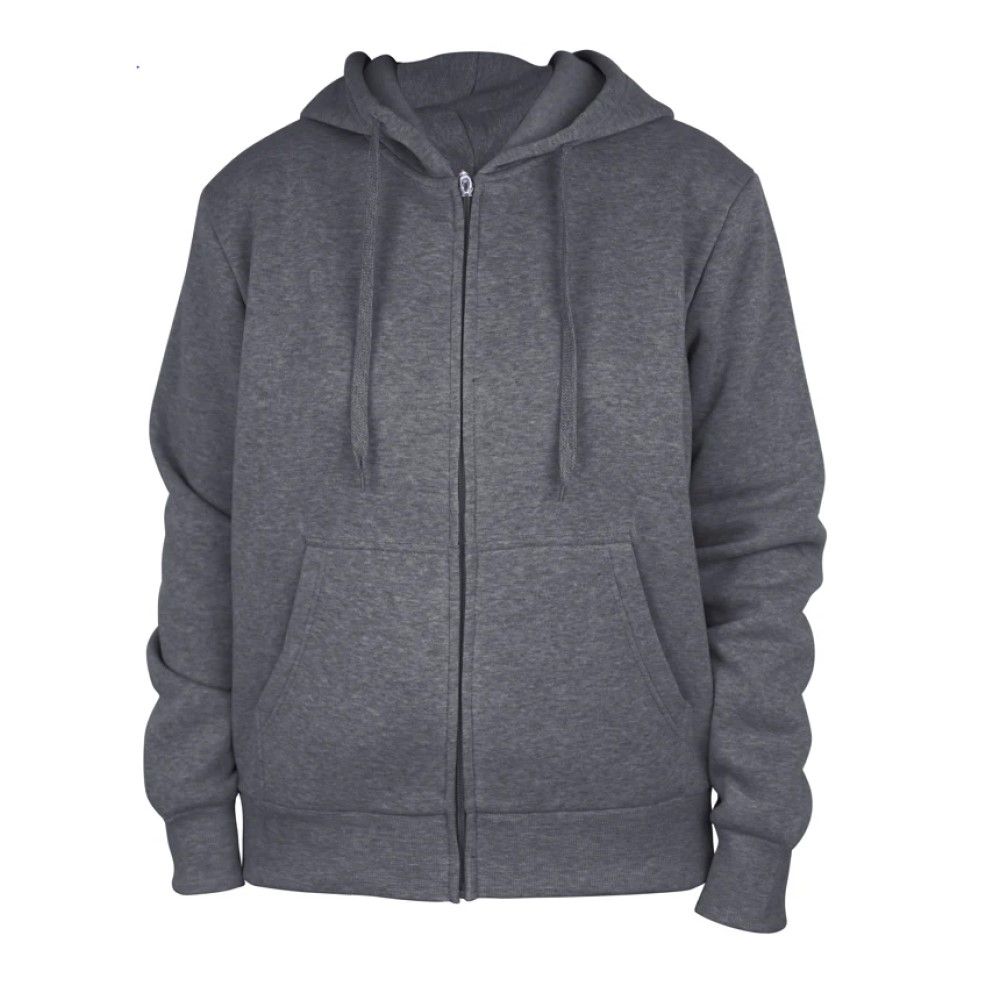 Lee Hanton, Ladies Stone Gray Full-Zip Sweatshirt