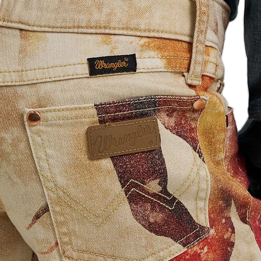 Wrangler, Girl's Wrangler X Lainey Wilson Horse Wide Leg Jean