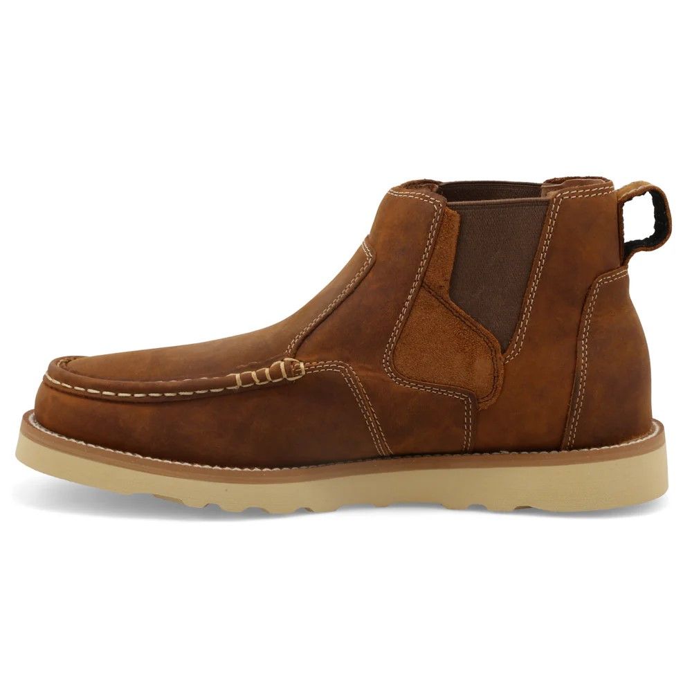 Twisted X, Men's Brown 4" Chelsea Wedge Sole Boot 