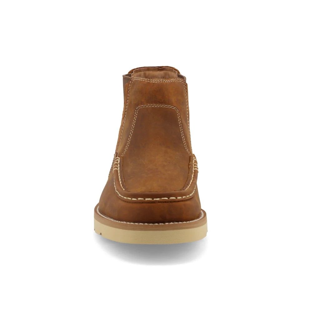 Twisted X, Men's Brown 4" Chelsea Wedge Sole Boot 