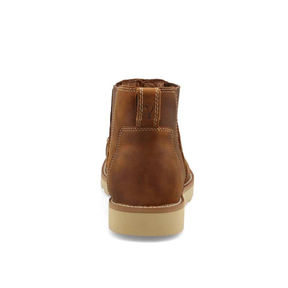 Twisted X, Men's Brown 4" Chelsea Wedge Sole Boot 