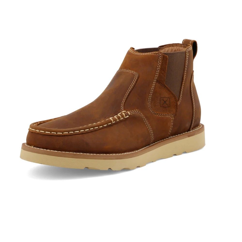 Twisted X, Men's Brown 4" Chelsea Wedge Sole Boot 