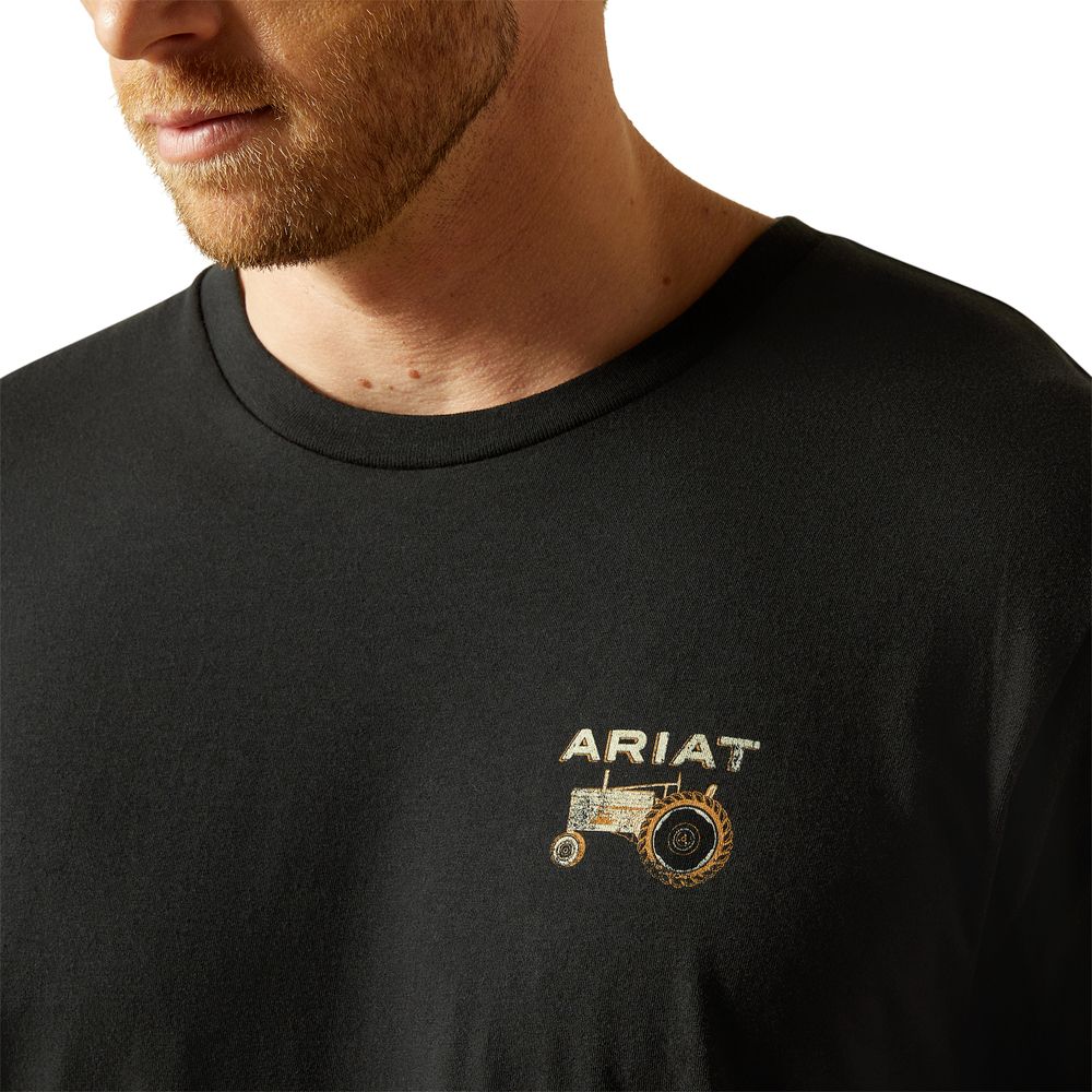 Ariat, Men's Black Gramps Tractor T-Shirt