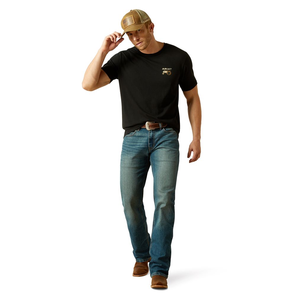 Ariat, Men's Black Gramps Tractor T-Shirt