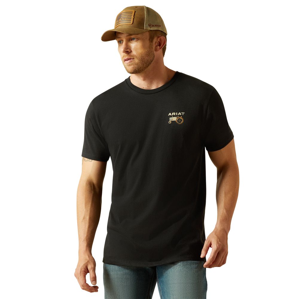 Ariat, Men's Black Gramps Tractor T-Shirt