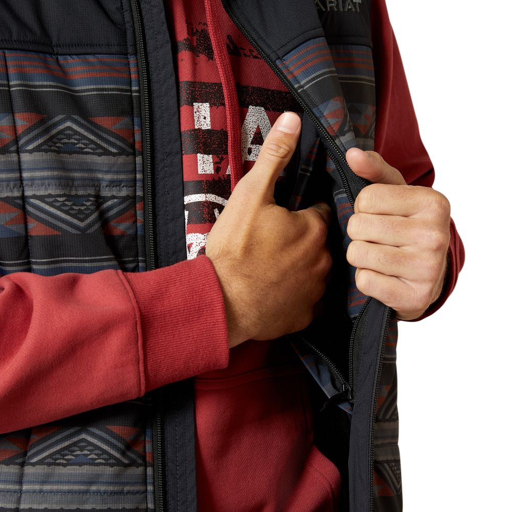 Ariat, Men's Southwestern Rust Cirus Insulated Vest