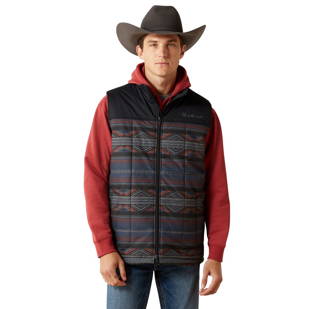 Ariat, Men's Southwestern Rust Cirus Insulated Vest
