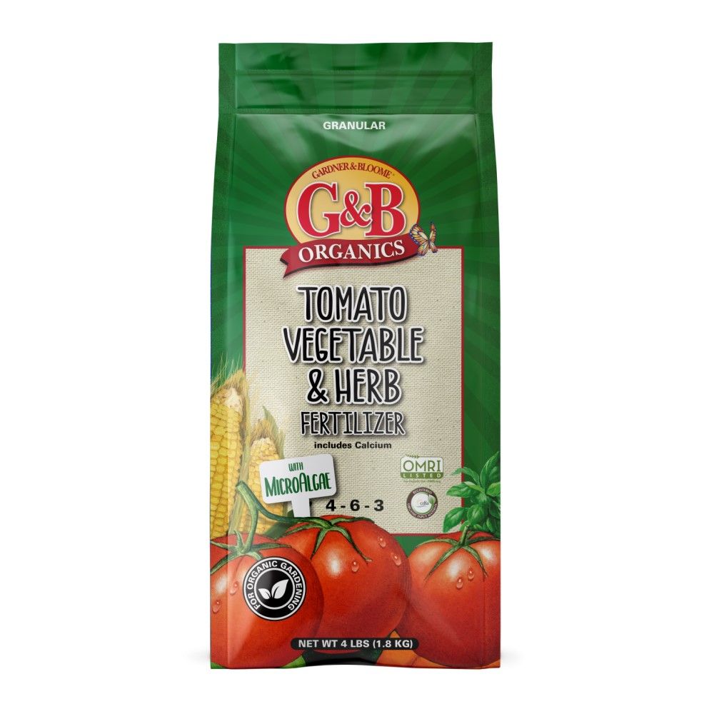 G&B Organics, 4-6-3 Tomato, Vegetable & Herb Fertilizer