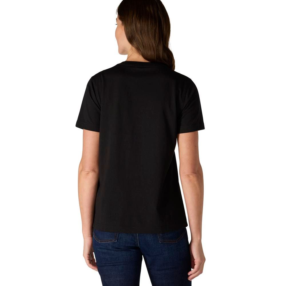 Carhartt, Women's Black Relaxed Fit Lightweight Short-Sleeve Pocket T-Shirt