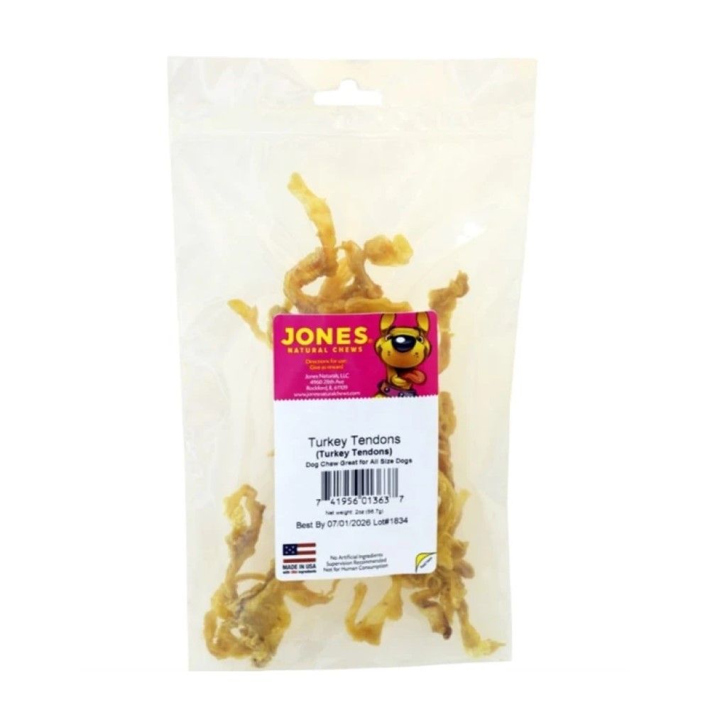 Jones Naturals Chews, Turkey Tendons, 2 oz