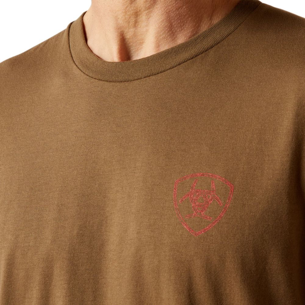 Ariat, Men's Teak Stone Arrowhead T-Shirt