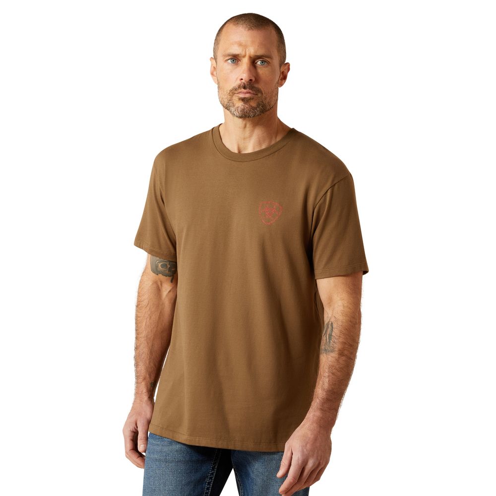 Ariat, Men's Teak Stone Arrowhead T-Shirt