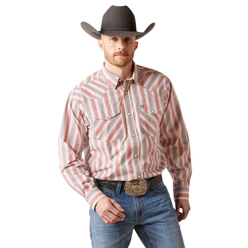Ariat Men's Pro Series Flynn Classic Cream Shirt, XL