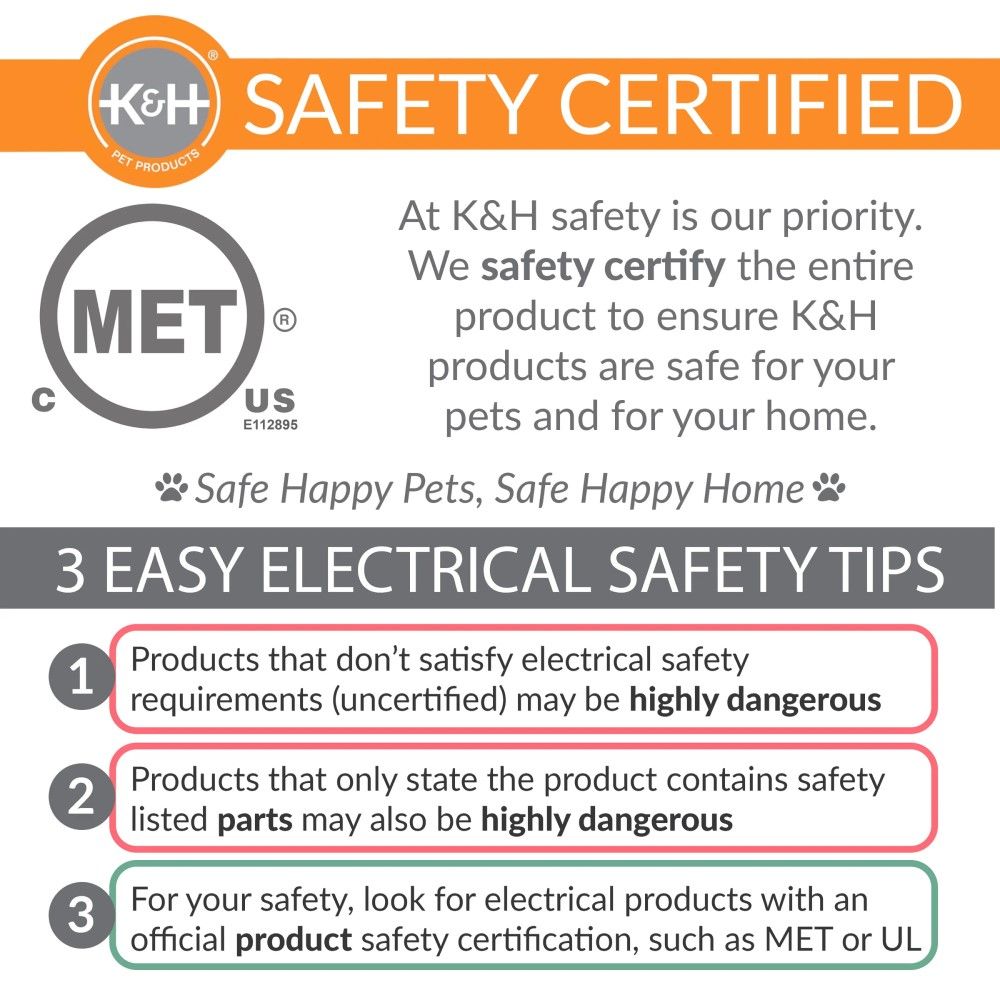 K & H Pet Products, Gray Thermo-Snuggle Cup Heated Cat Bed