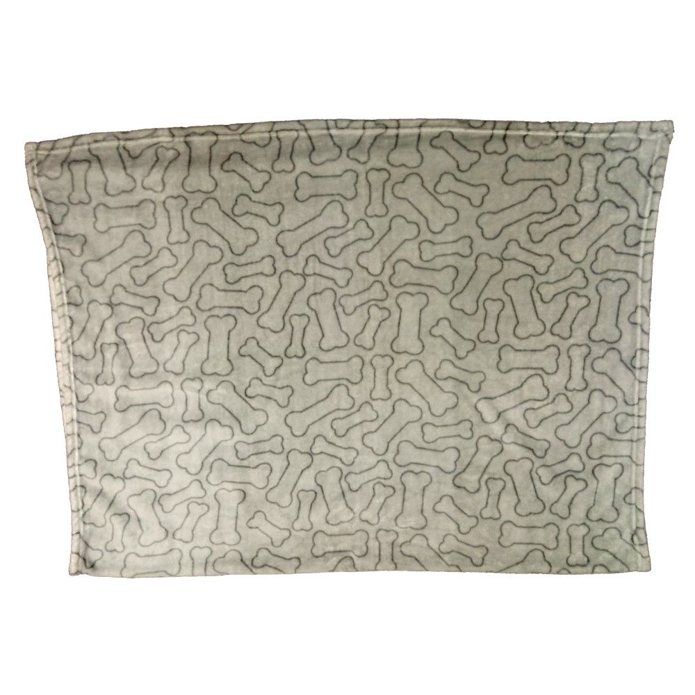 Spot, Snuggler Gray Bones Blanket